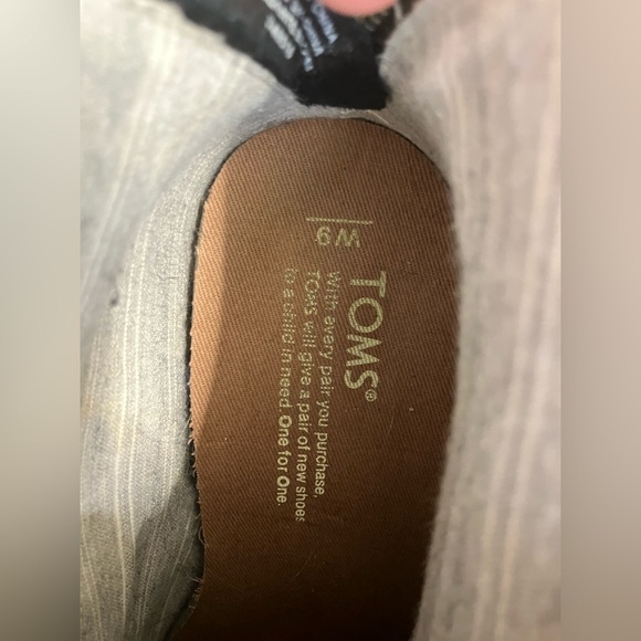 Toms Leila Ankle Boots Booties Suede Dotted Wool Size 9 - Picture 6 of 10